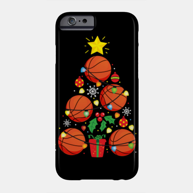 Basketball Christmas Tree Gifts Basketball Phone Case Teepublic