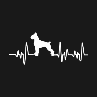 Boxer Heartbeat For Dog Lovers T-Shirt