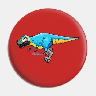 Tyrannomacaw Rex Pin