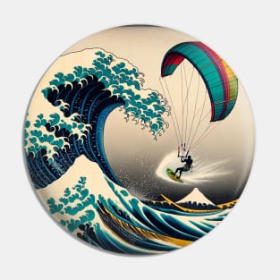 Kanagawa Kitesurfing - Wave Rider Pin