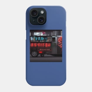 Cyberpunk Tokyo Ramen Food Truck Phone Case