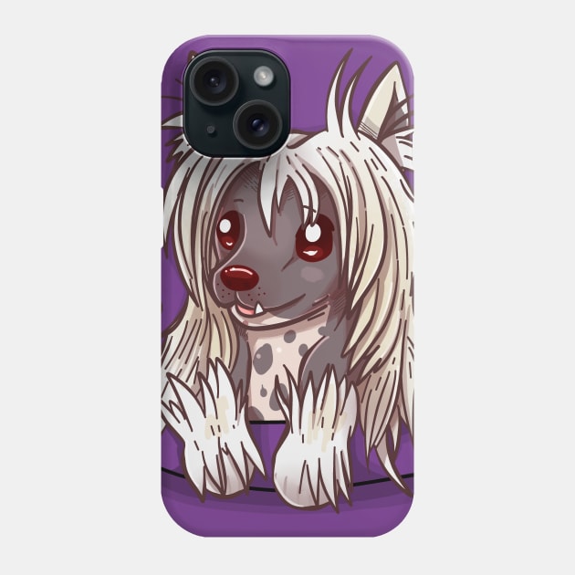 Pocket Chinese Crested Puppy Phone Case by TechraPockets