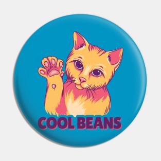 Cool Beans Cat Toe Beans Pin