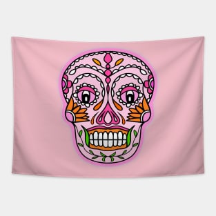 SUGAR Skull Pink Tapestry