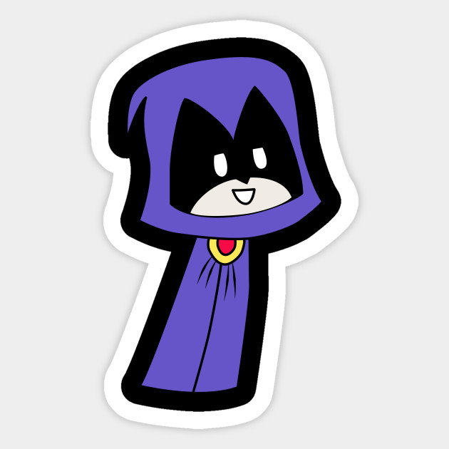 Tiny Raven - Teen Titans Go - Sticker | TeePublic