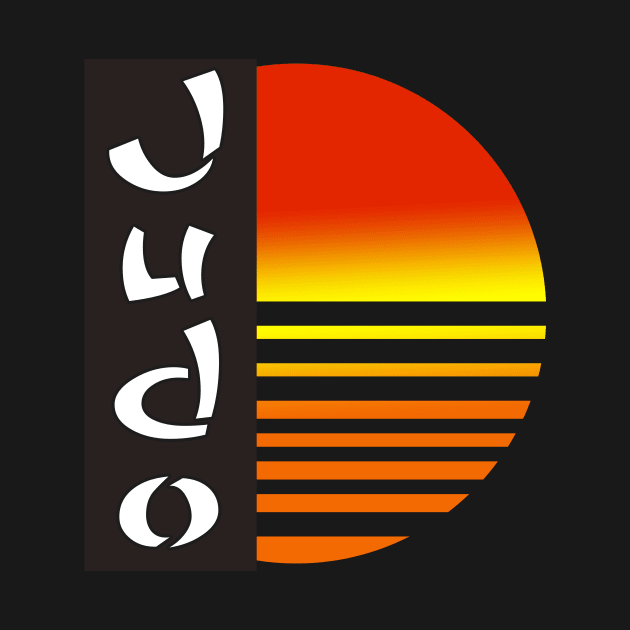 Judo red sun by Foxxy Merch