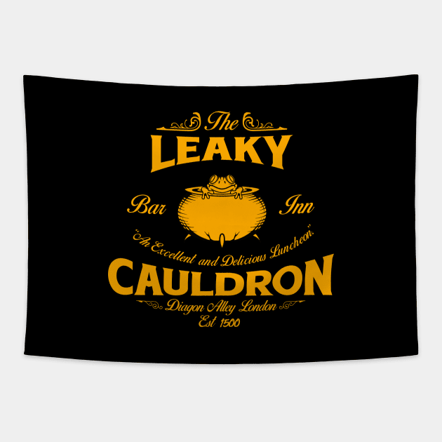 Leaky Cauldron Bar & Inn Vintage Tapestry by ramirezaliska