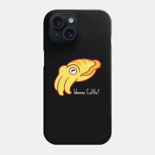 wanna cuttle white Phone Case