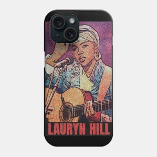 Retro lauryn hill emboss Phone Case