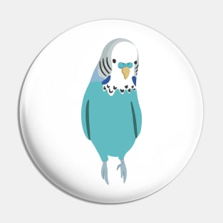 Blue Budgie Pin