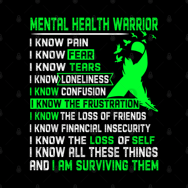 MENTAL HEALTH Awareness Support MENTAL HEALTH Warrior Gifts by ThePassion99