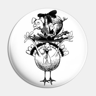 Turkey Offering up Clueless Pig Pin