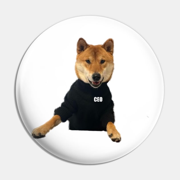 New CEO Twitter Shiba Inu Dog Floki Pin by S-Log