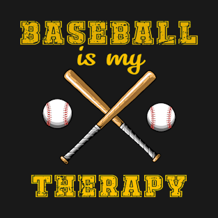 Baseball Is My Therapy T-Shirt