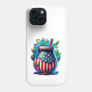 Yerba Mate American Flag Phone Case