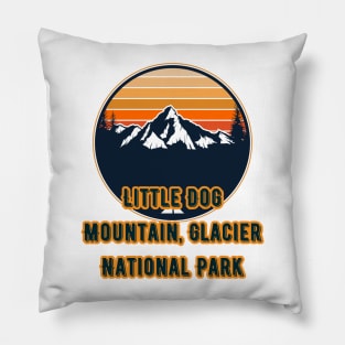 Little Dog Mountain, Glacier National Park Pillow