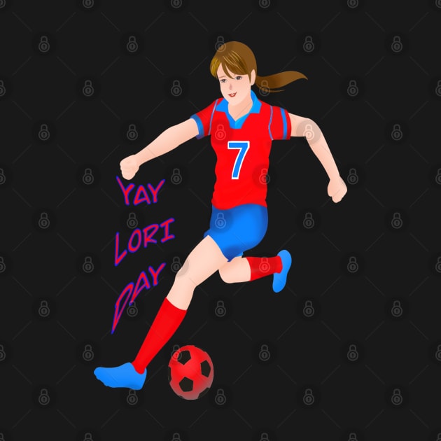 YAY LORI DAY GIRL FOOTBALLER RETRO NOVEMBER 7 by sailorsam1805