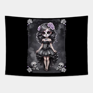 Ghostly Blossom Tapestry