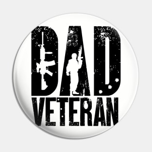 DAD Veteran Military Army Pin