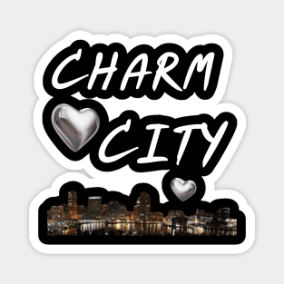 CHARM CITY BALTIMORE DESIGN Magnet