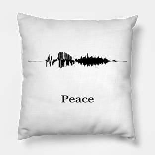 Waveform - Peace Pillow