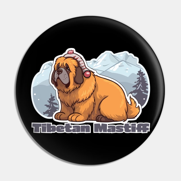 Tibetan Mastiff Pin by SquishyKitkat