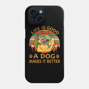 GSD1 - Leave Me Alone I'm Only Talking To My German Shepherd Today Phone Case