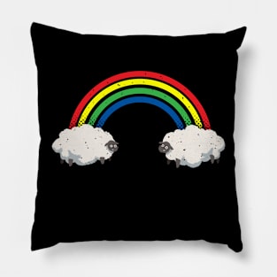 Rainbow sheep Pillow