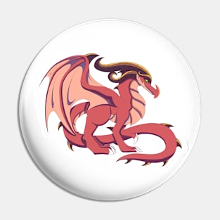 Red dragon Pin