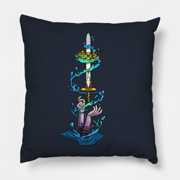 Lady in the Lake Pillow by corykerr