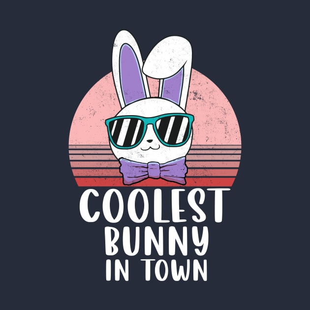 Funny Coolest Bunny In Town Sunglasses Easter Day 2022 by fadi1994