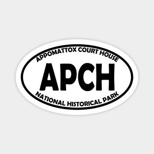 Appomattox Court House National Historical Park oval Magnet