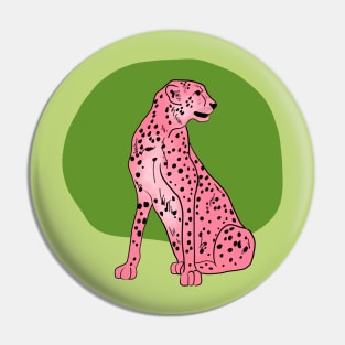 The Fastest One, Pink Edition, Cheetah Design Pin