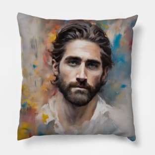 Jake Gyllenhaal`s face Pillow