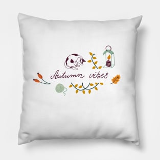 Autumn vibes Pillow