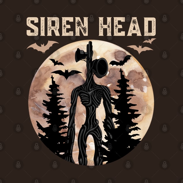 Creepy Siren Head Creature by Souls.Print