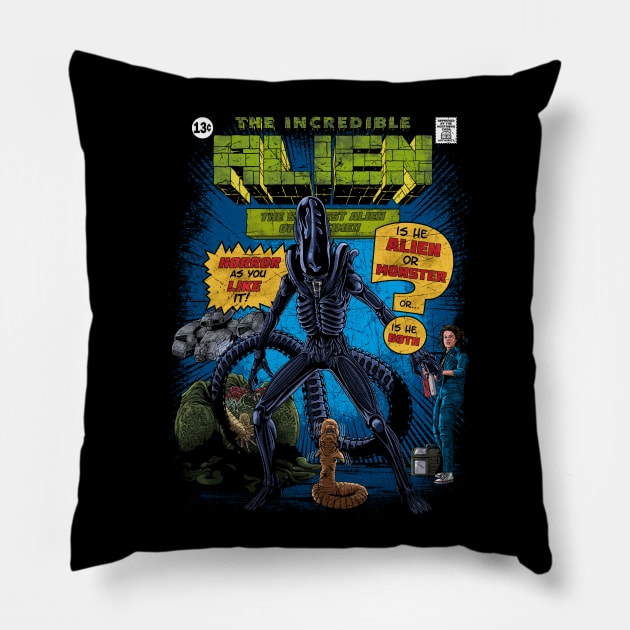 The Incredible Alien Pillow by Angel_Rotten