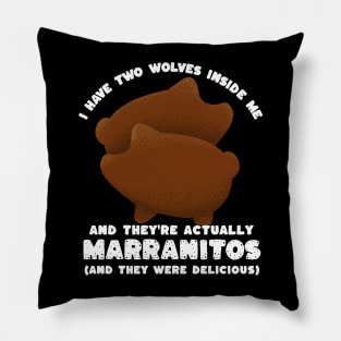 Mexican Food - Two Wolves Marranitos Pan Dulce Pillow