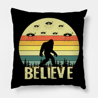 Bigfoot Believe Pillow