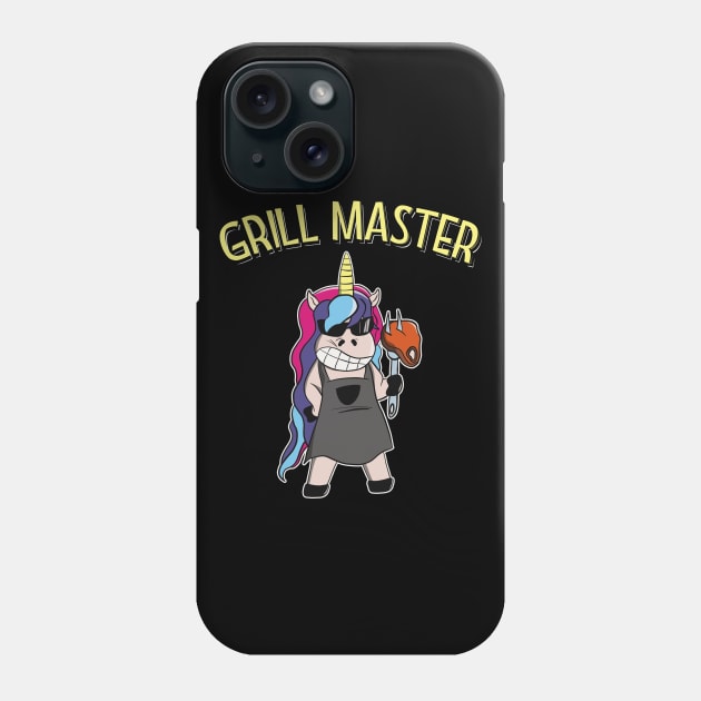 BBQ Unicorn Phone Case by Foxxy Merch