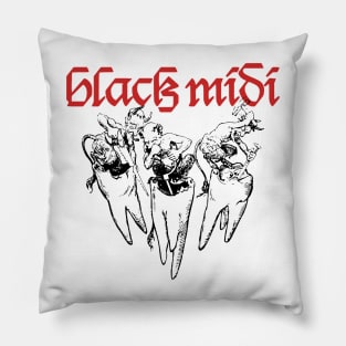 Black Midi demons Pillow