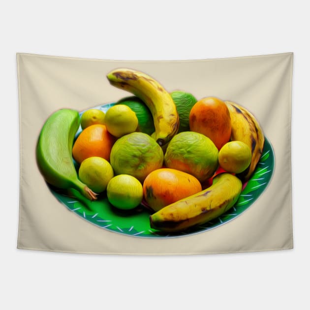 fruits Tapestry by rickylabellevie