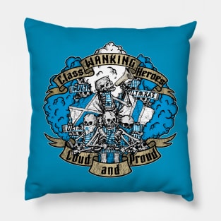 LOUD AND PROUD! (sky blue and white edition) ULTRAS Pillow