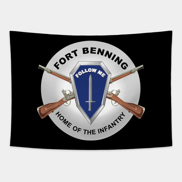 Fort Benning, GA - Home of the Infantry Tapestry by twix123844