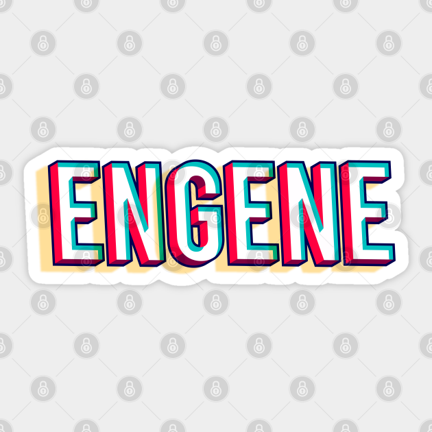 enhypen engene typography enhypen sticker teepublic