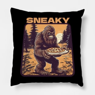 Sneaky  sasquatch pizza Pillow