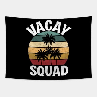 Vacay Mode Beach Summer Vintage Colorful Vacation Family Tapestry