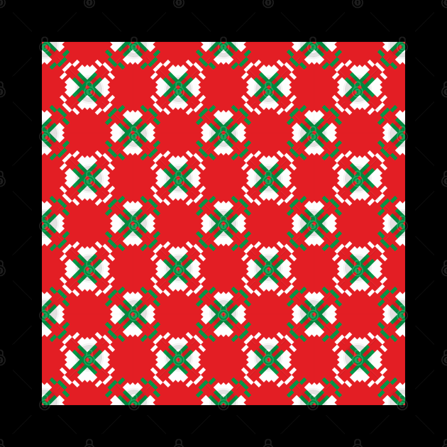 Christmas greeting pattern by ilhnklv