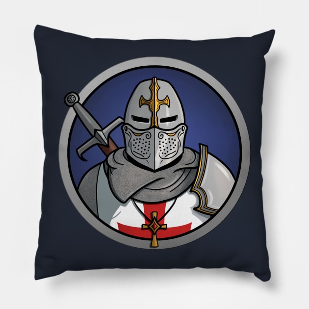 Sir Galahad Pillow by Carlos M.R. Alves