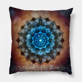 Particles mandala Pillow